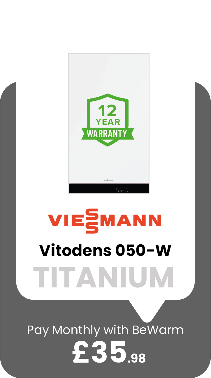 Bambu Titanium Package Viessmann Vitodens 050-W. £35.98 per month with Be Warm